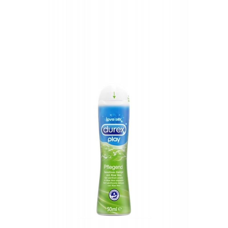 DUREX, Durex Play with Aloe Vera Lubricant, Water-based Lube, 50 ml (1,7 oz) - Lubricants