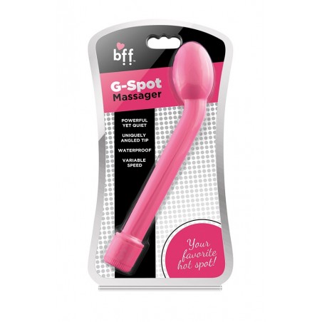 SI IGNITE BFF G-Spot Massager, curved with Vibration, 20,5 cm (8 in), Pink - TOYS