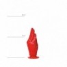 ALL RED Fisting Hand Barry, Vinyl, Red, 18 cm (7,1 in), Ø 8 cm (3,1 in) - TOYS